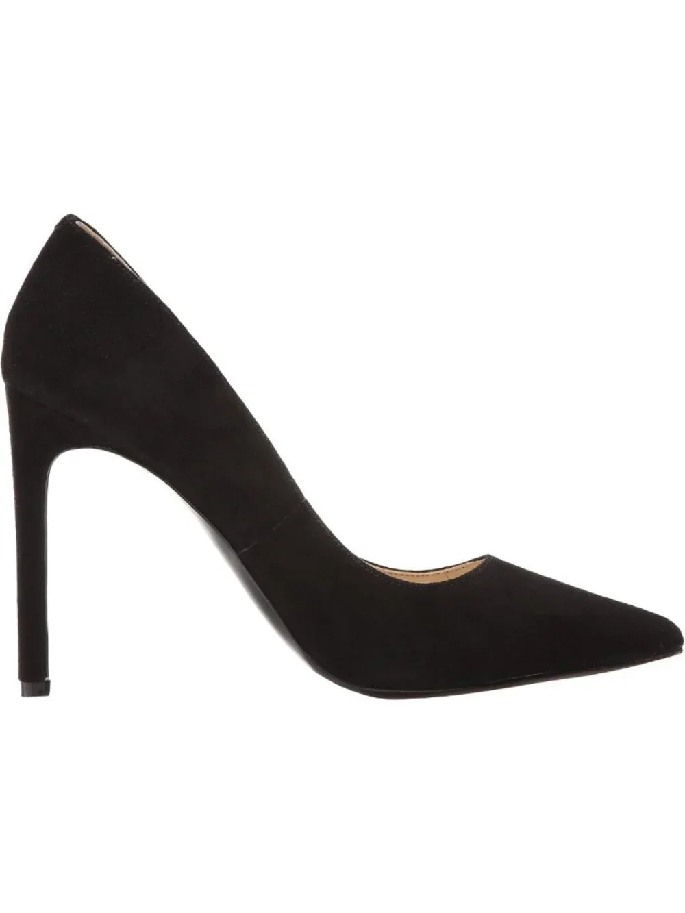 Chic Black Suede Women's Pumps, Elegant High Heels, Size 10, Perfect for Any